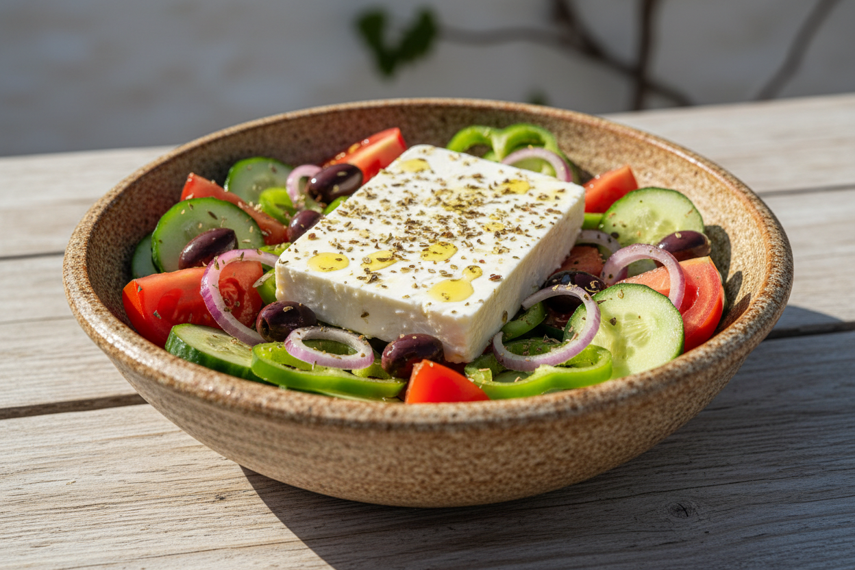 Authentic Greek Village Salad (Horiatiki) — A Summer Classic