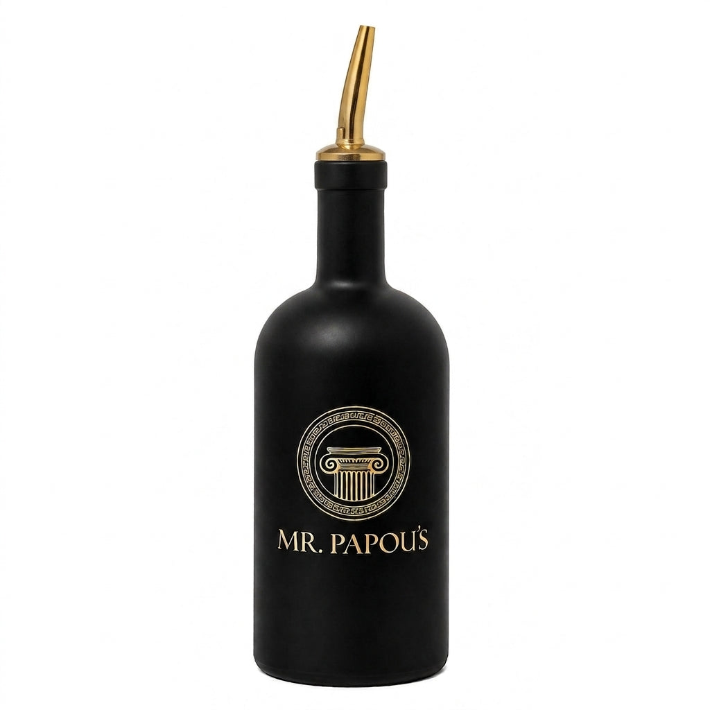 Mr. Papou's Black & Gold Pour Bottle