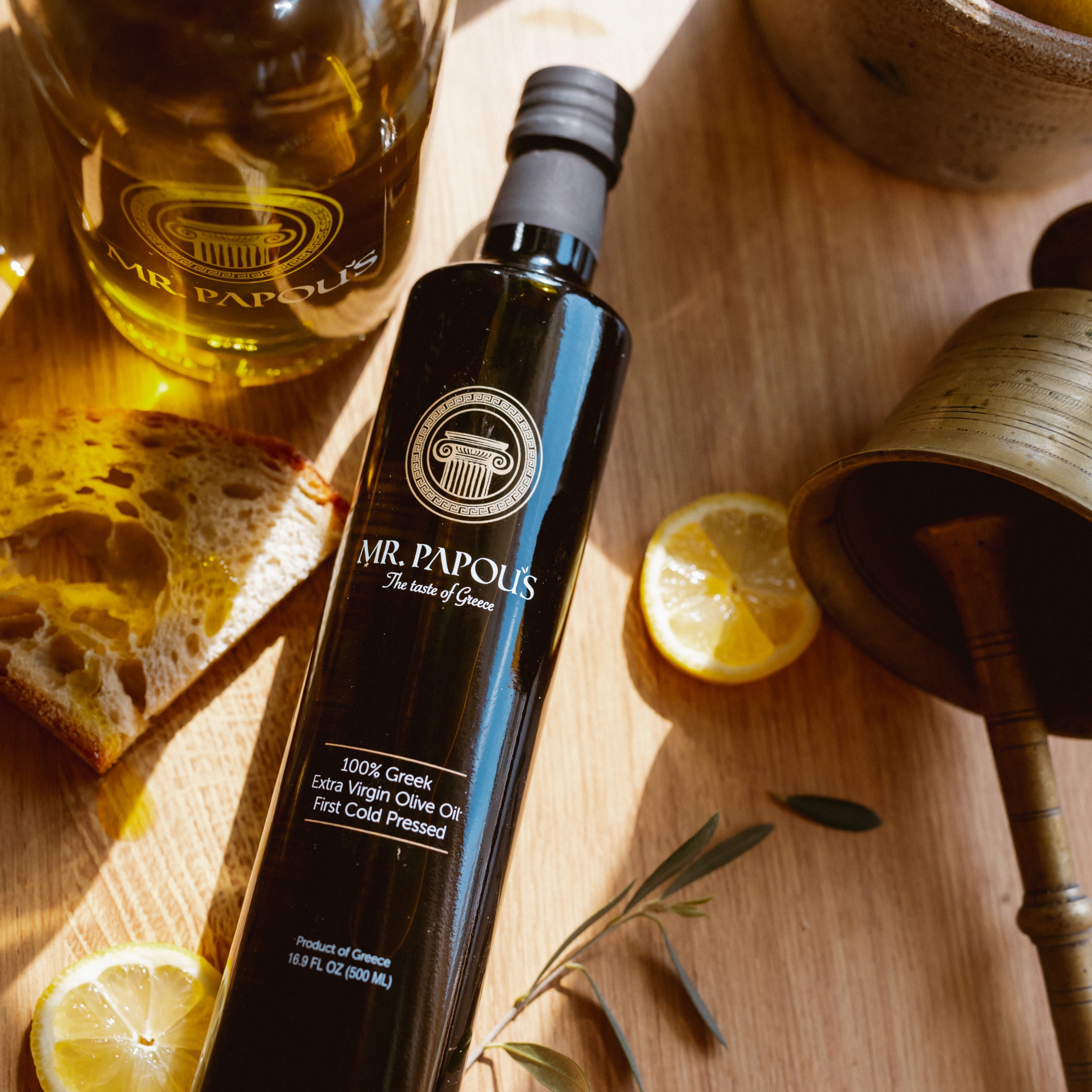 オハイヨ州 Greek Extra Virgin Olive Oil – 500ml Bottle | Mr. Papou's