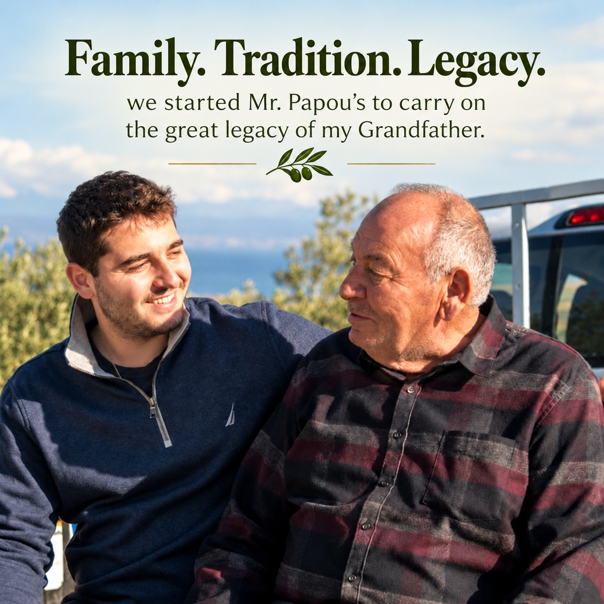Mr. Papou's 3 Liter Family Tin Authentic Extra Virgin Olive Oil