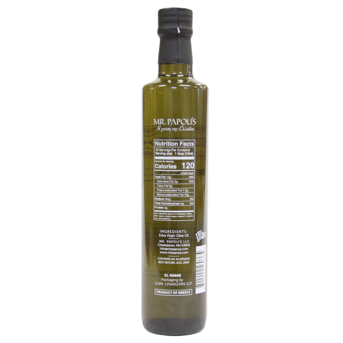 oilworksプリント popy oil olive oil Mr. Papou's Authentic Extra Virgin Olive Oil
